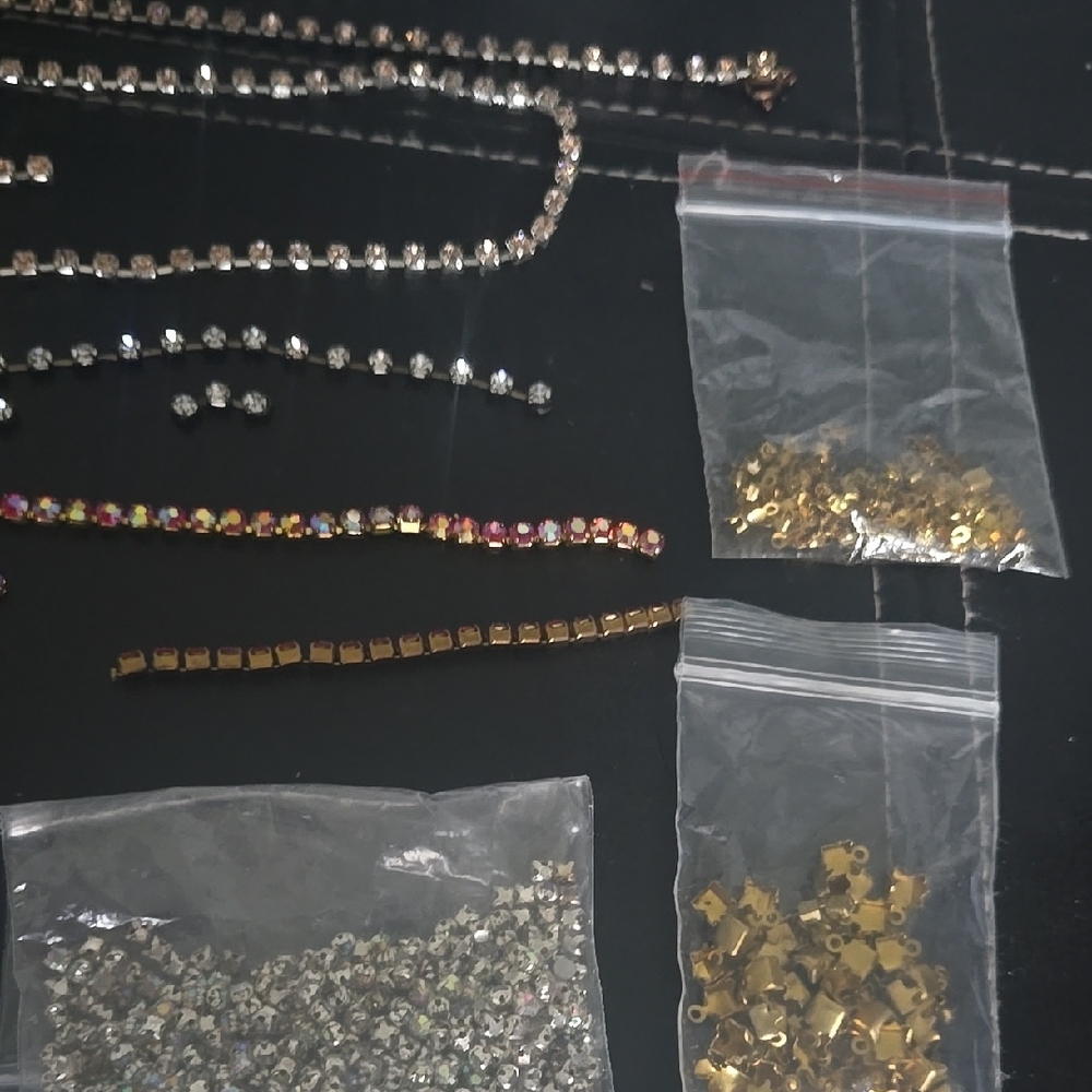 Sparkling Rhinestone Chain Spools - Picture 9 of 12
